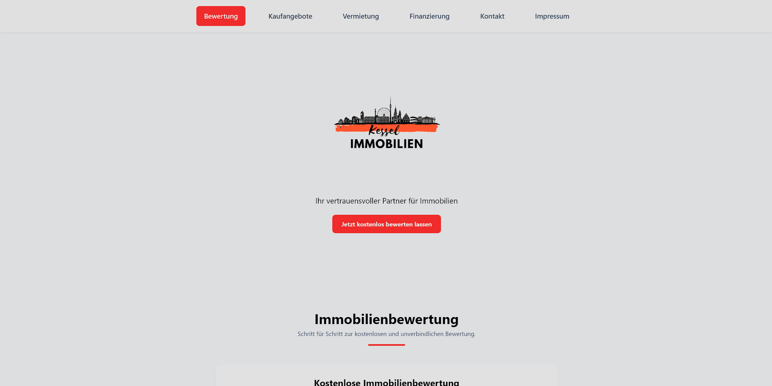 Kessel Immobilien Website